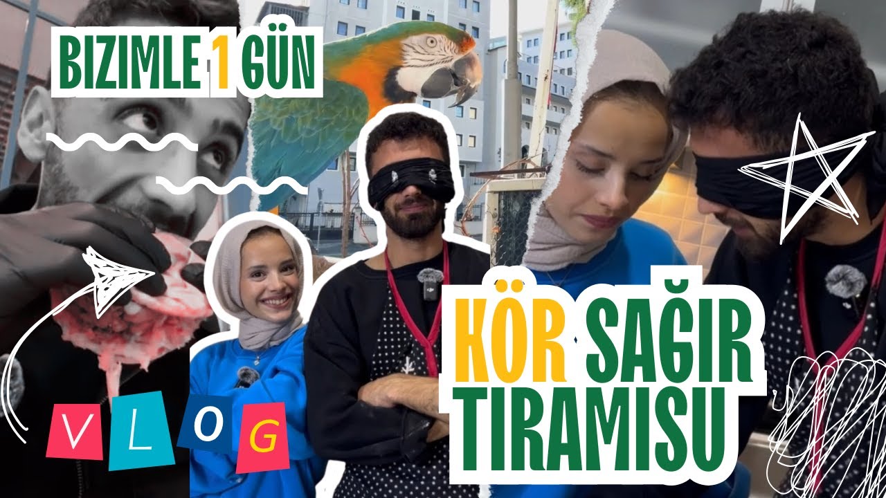 ABİ KARDEŞ BİR GÜN - KÖR SAĞIR TİRAMİSU YAPTIK!
