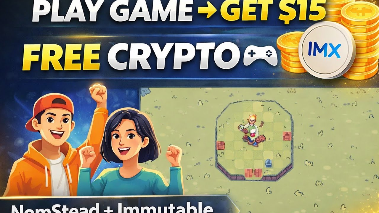 Earn FREE $15 Playing Games  (NomStead + Immutable Airdrop Guide) 