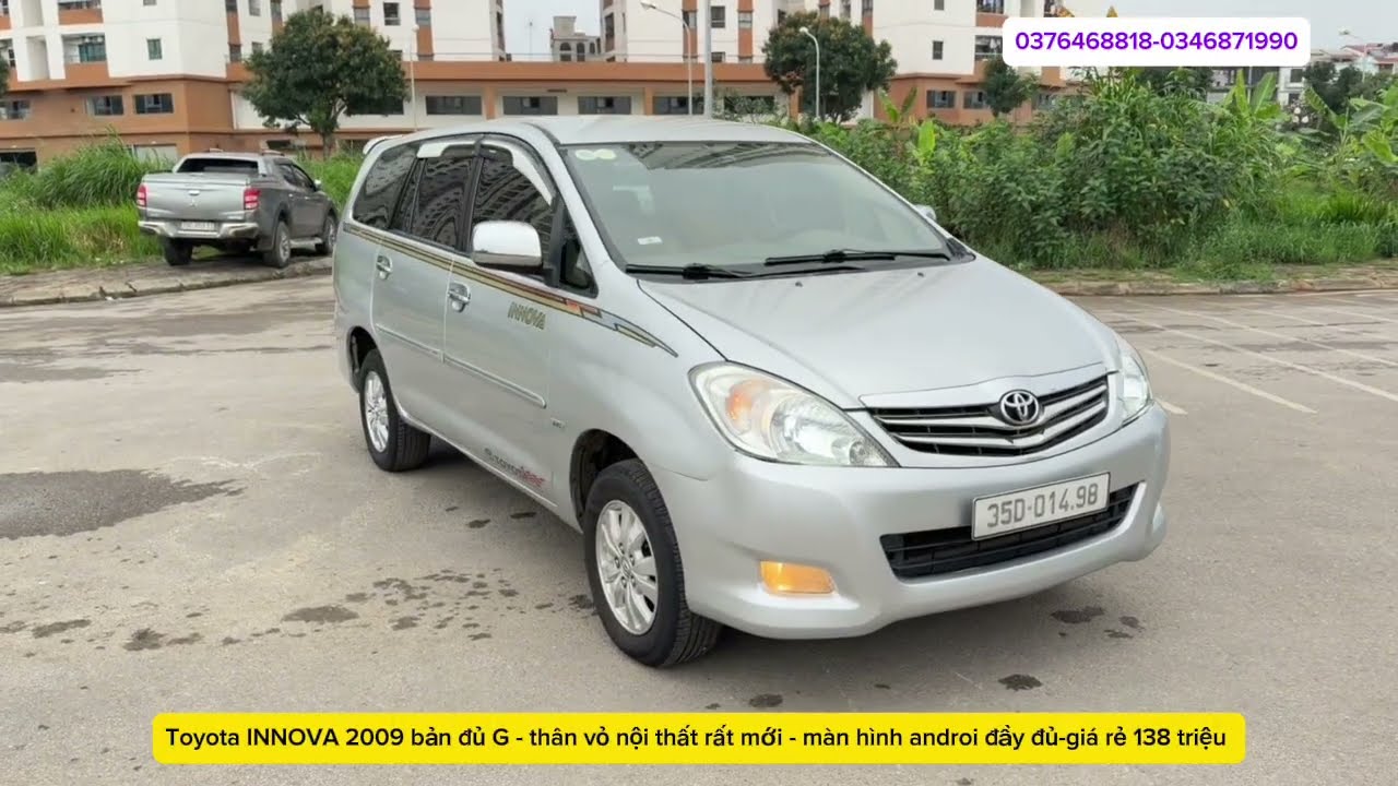 Toyota INNOVA 2009 bản đủ G - xe rất mới - giá rất rẻ - chỉ 138 triệu -0376468818-0346871990