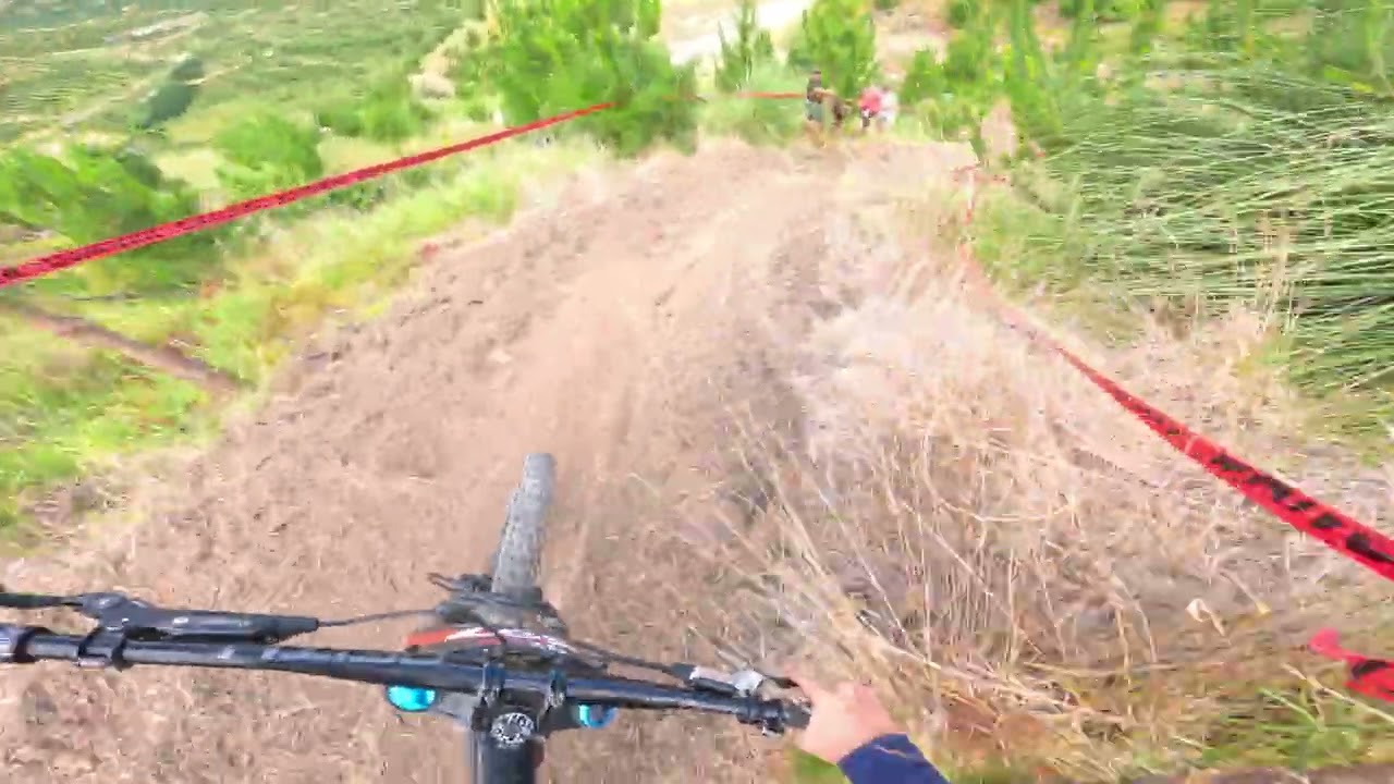 Nzdh naiper go pro race run 6th place with a crash