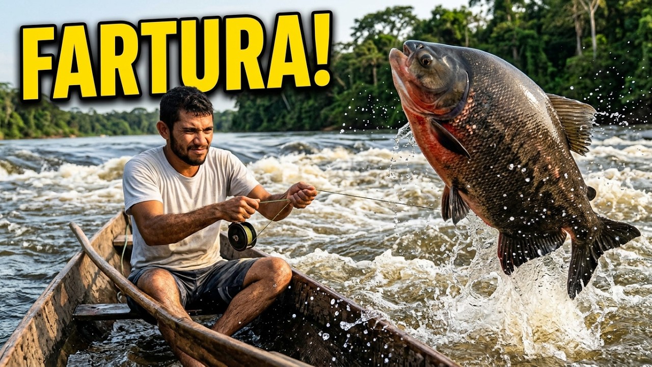 FARTURA NA FEIRA DE PEIXES AMAZÔNICOS - MANAUSa-AM