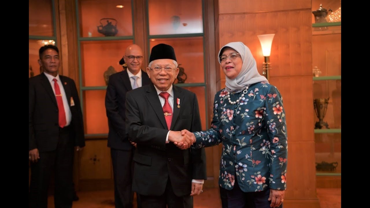 Bertemu Presiden Singapura Membahas Kerjasama