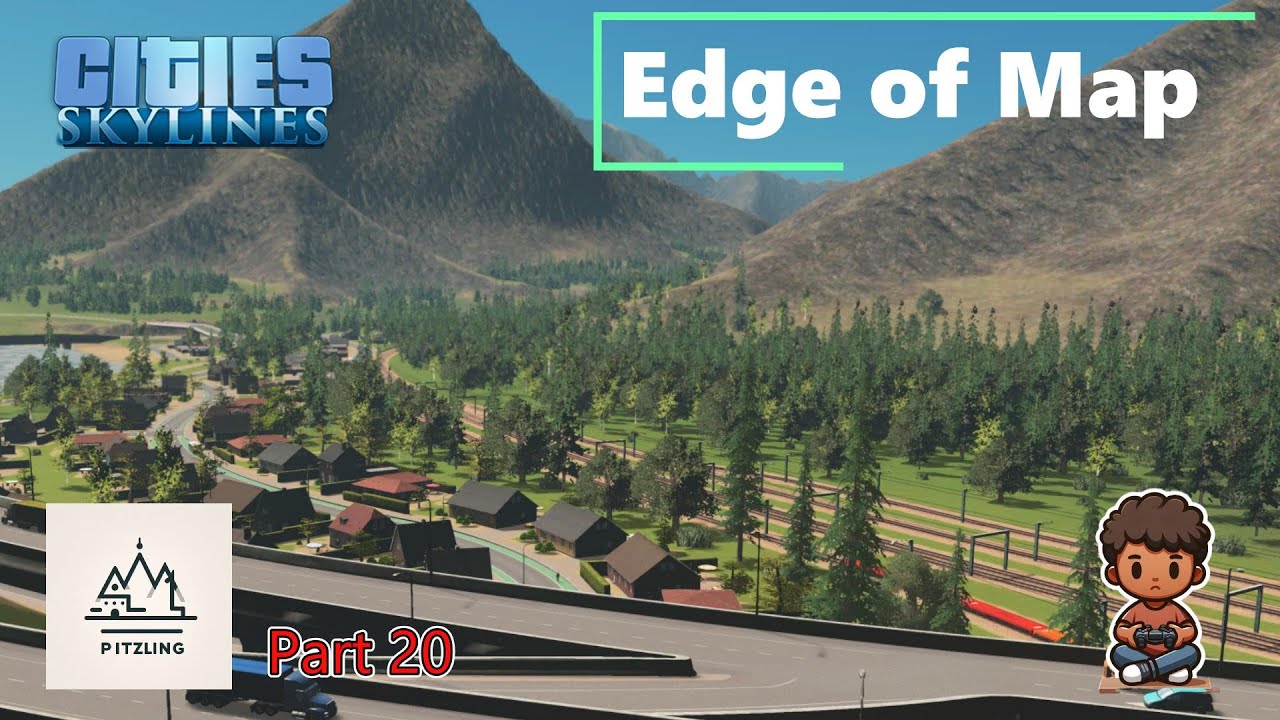 Cities Skylines Let's Play on Console E20: Edge of Map & Awkward Spaces NoMods | PS5 PS4 XBox