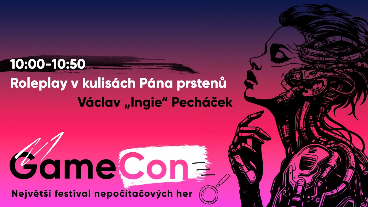Roleplay v kulisách Pána prstenů – Václav „Ingie“ Pecháček – GameCon 2024