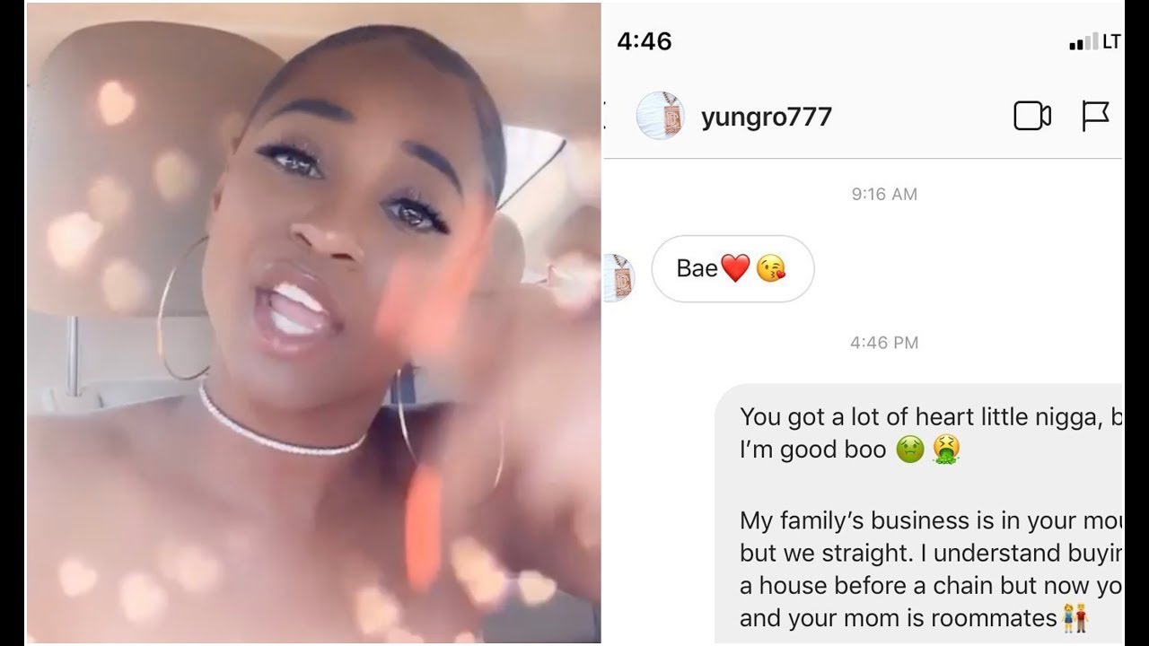 Blueface Sister Exposes Meek Mill Artist Yung Ro For Sliding In Her DM's