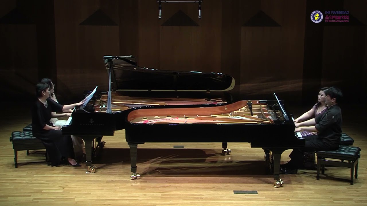 Igor Stravinsky - L'oiseau de feu(Suite 1919) for 2 pianos 8 hands