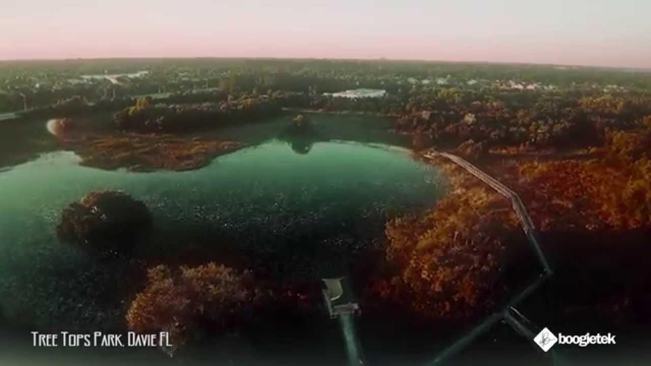 Tree Tops Park, Davie FL (Aerial Footage)