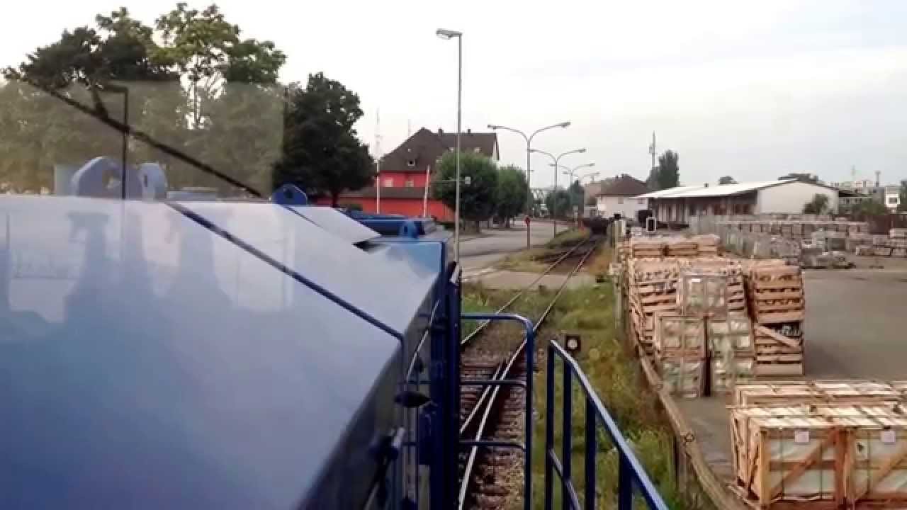 Hafenbahnfahrt auf einer Lok des Typ G1000