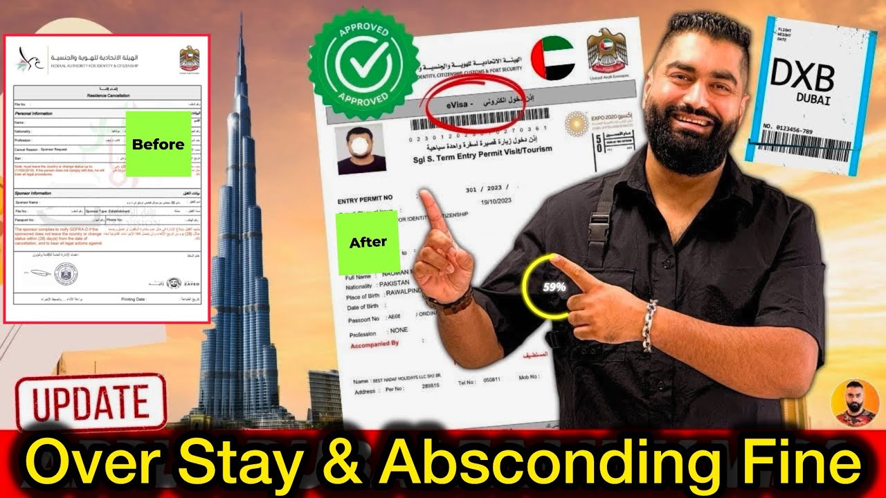 E-Visa 🇦🇪 First Apply | Visa Important Update ( Overstay & Absconding Issue )
