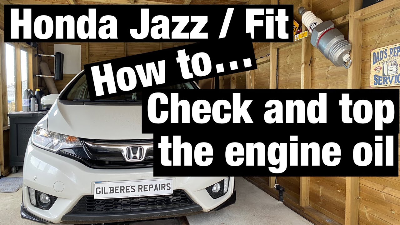How to check the oil - Honda Jazz / Fit