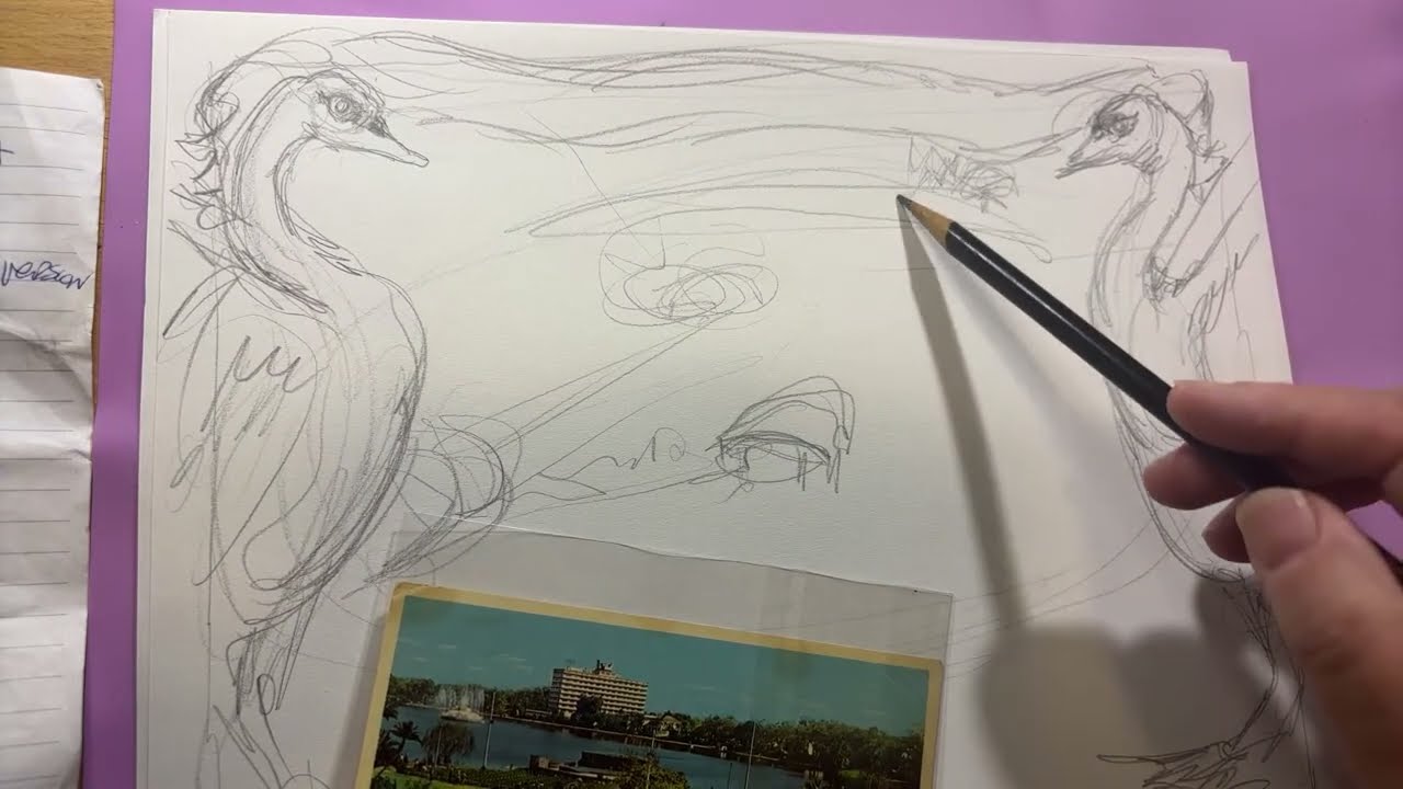 Ha-Ba-Da-Bee - Live Drawing! Making it up as I draw!