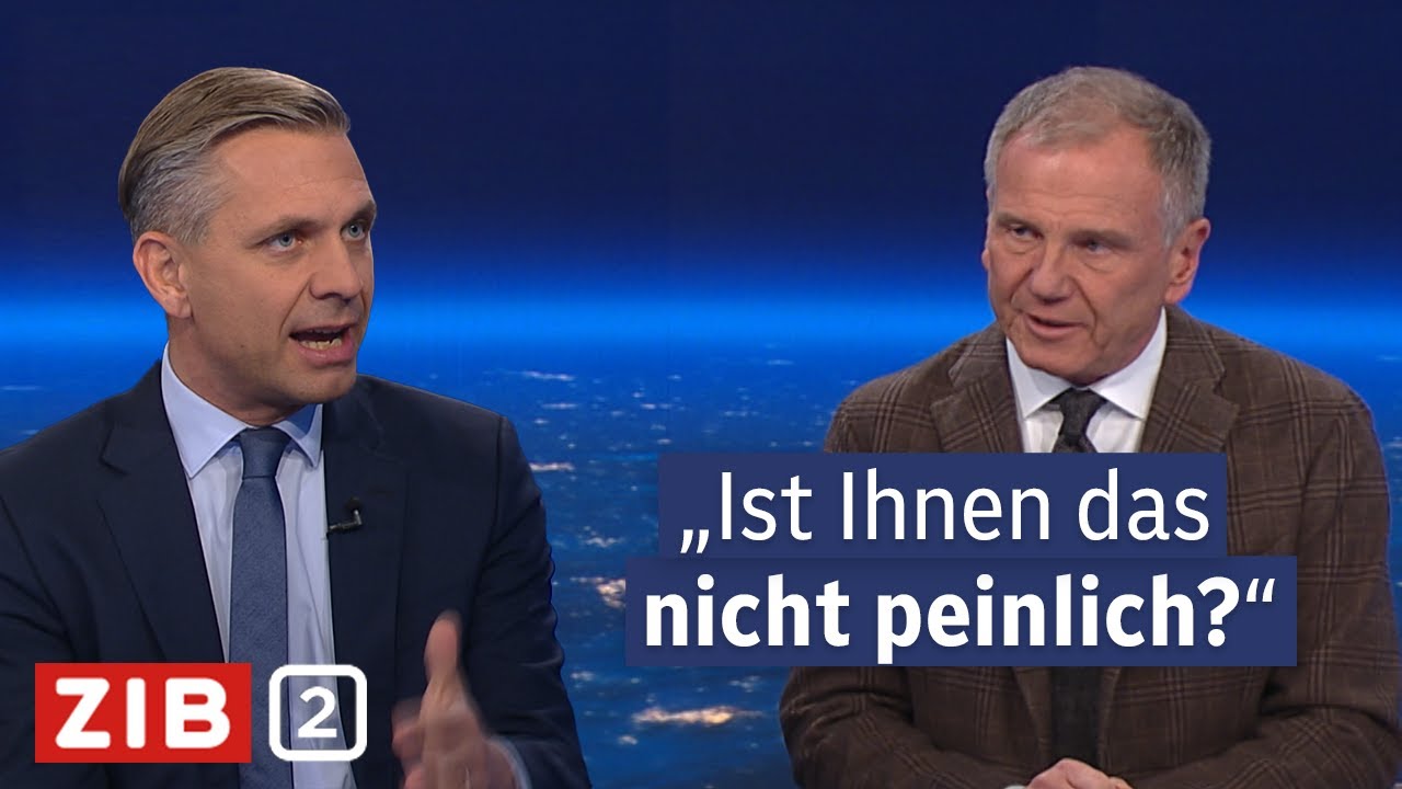 Wirtschaftsminister Hattmannsdorfer (&Ouml;VP) zur schwachen Wirtschaft | ZIB2 vom 19.11.2025