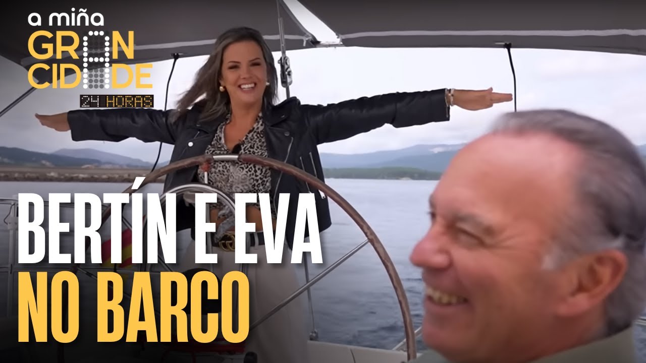 BERT&Iacute;N OSBORNE monta nun barco con EVA IGLESIAS en RIANXO