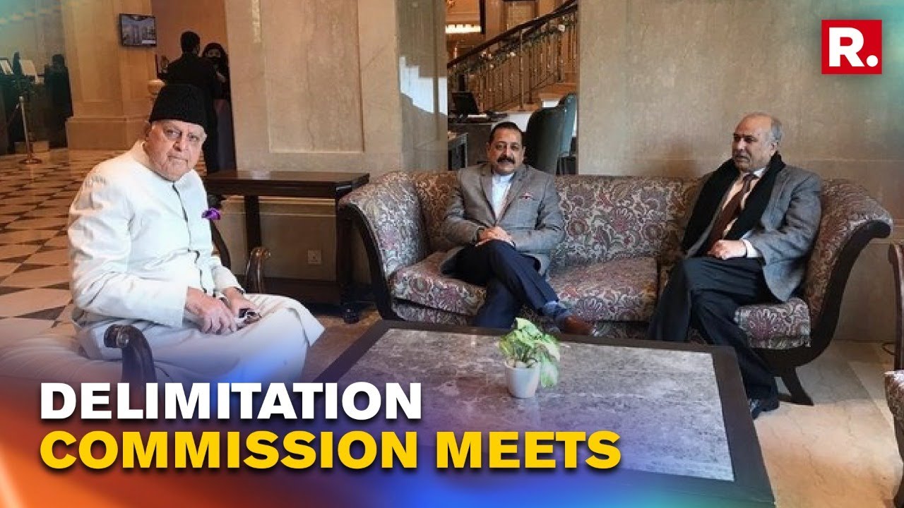 Five-Member Delimitation Commission Meeting Held In Delhi; Farooq Abdullah, Jitendra Singh Present