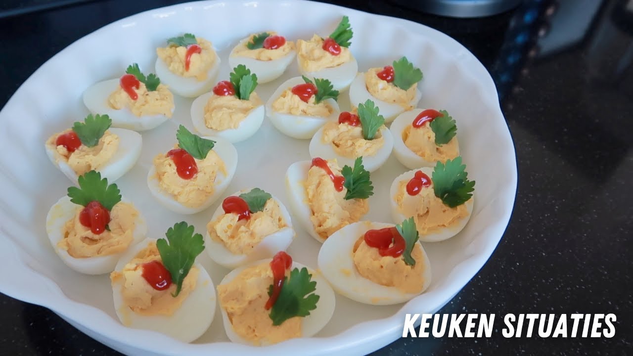 Surinaamse gevulde eieren op Dylan’s verjaardag - Keuken Situaties van Faryel #16
