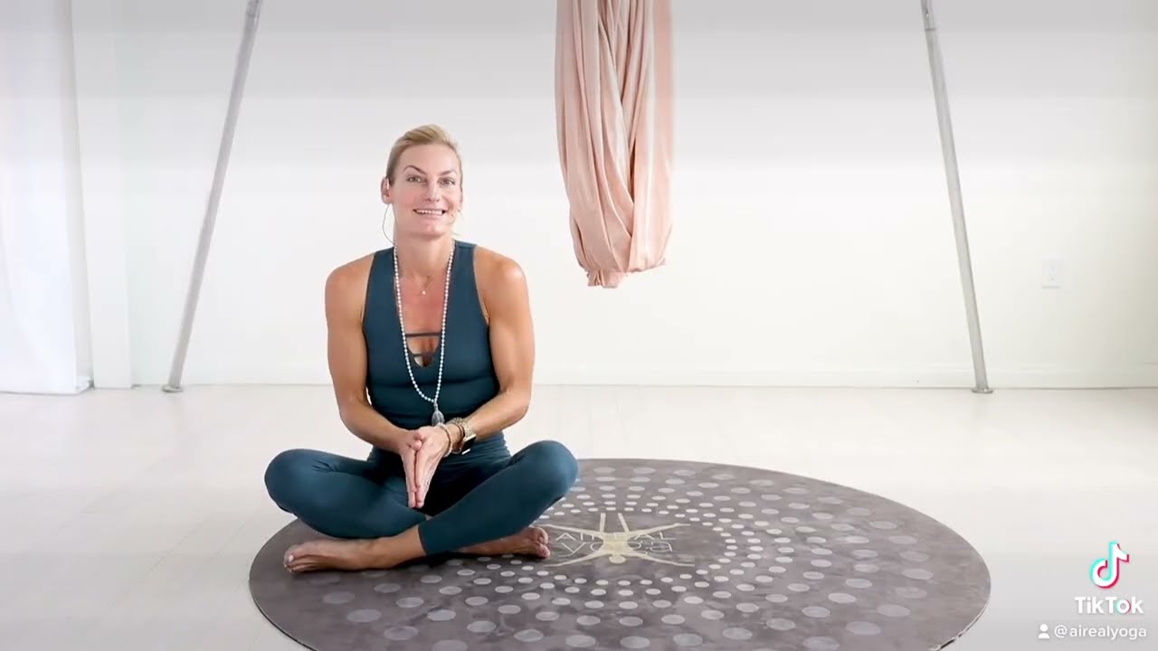Aerial Yoga Teacher Training Yoga Alliance registered w/ master teacher Carmen Curtis #aerialyoga