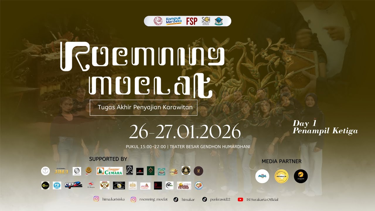Pertunjukan Karawitan Tradisi Roemning Moelat Penyaji Ketiga - Day 1