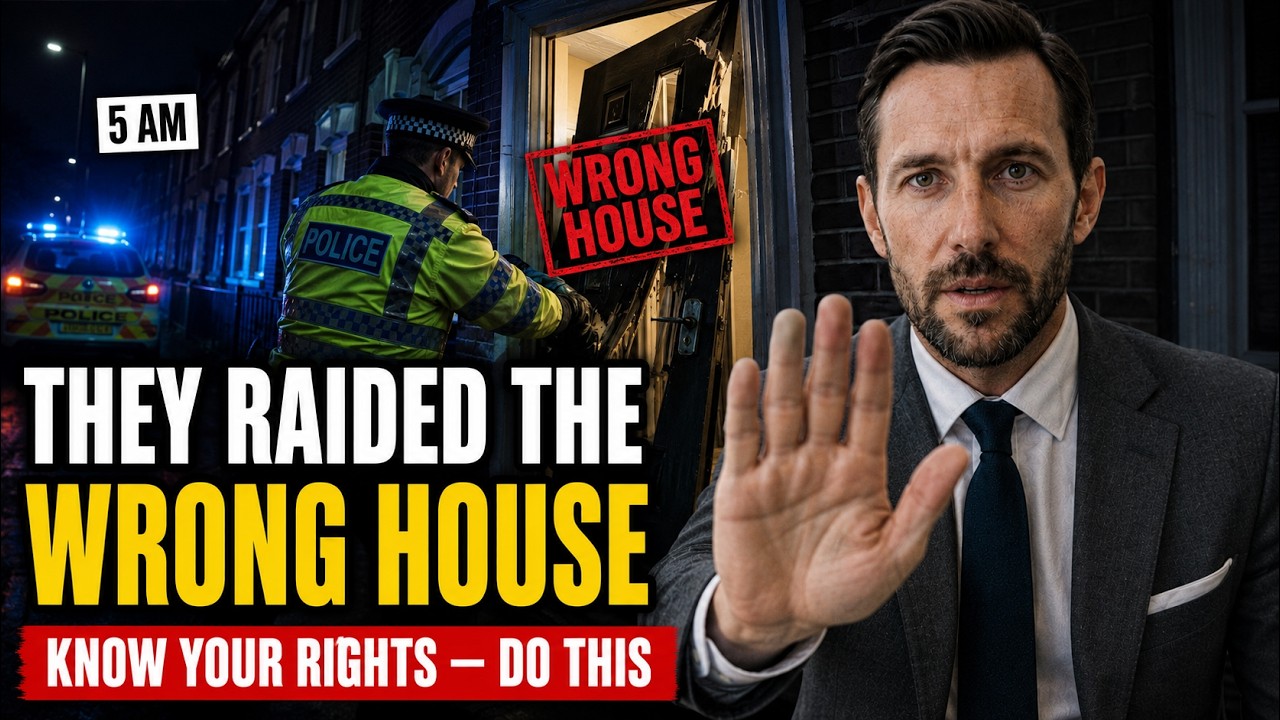 🚨 UK Police Can Raid the WRONG House &mdash; Here's Exactly What to Do if They Come to Yours (Solicitor)