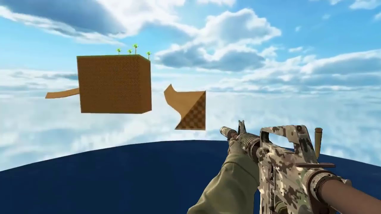 Gun sync - shape of you - trainOW