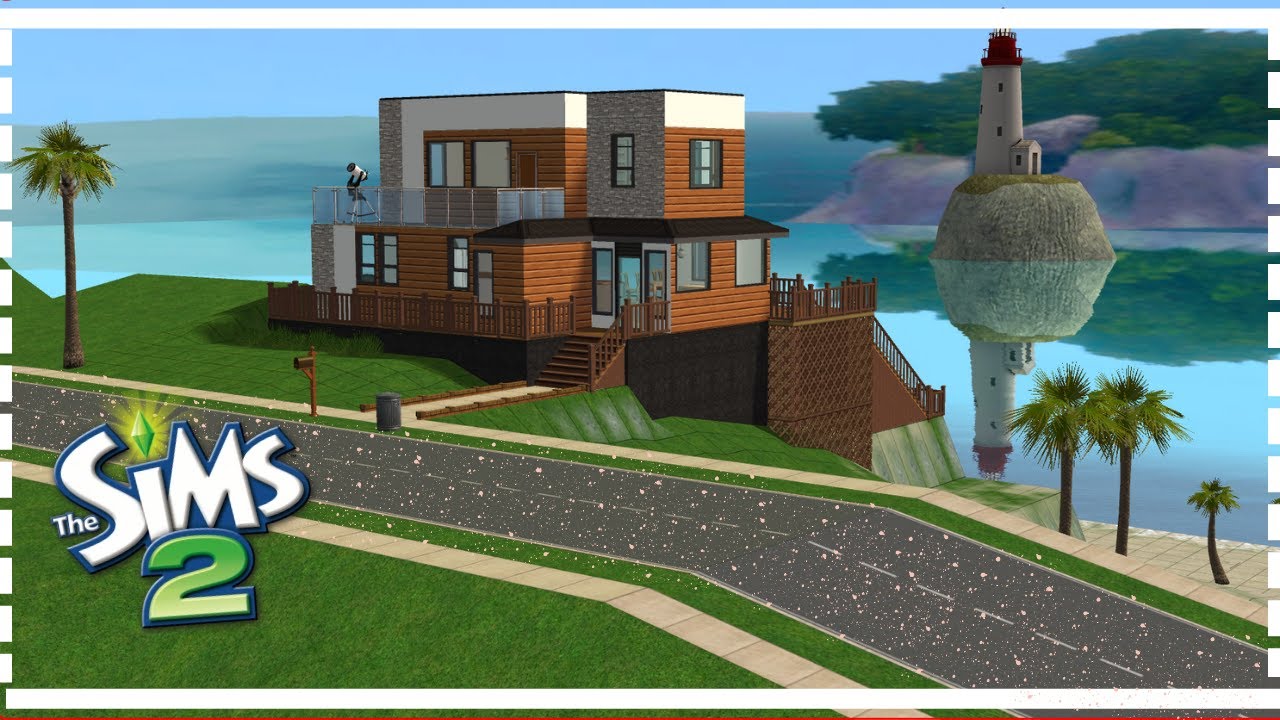 Making a Huge Beach House in the Sims 2 Again | Speed Build