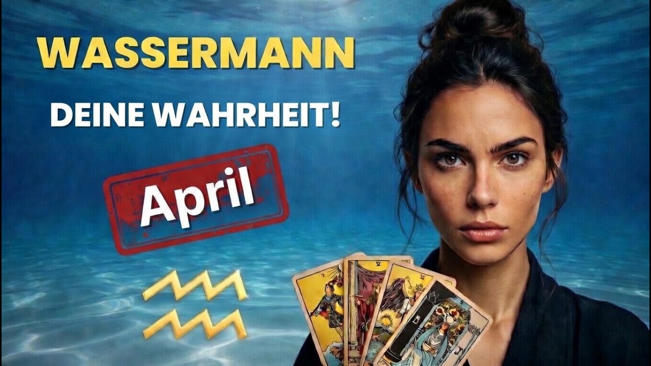 WASSERMANN ♒ April 2026: Ein DURCHBRUCH, der alles ver&auml;ndert! 🌬️🏺 (Tarot)