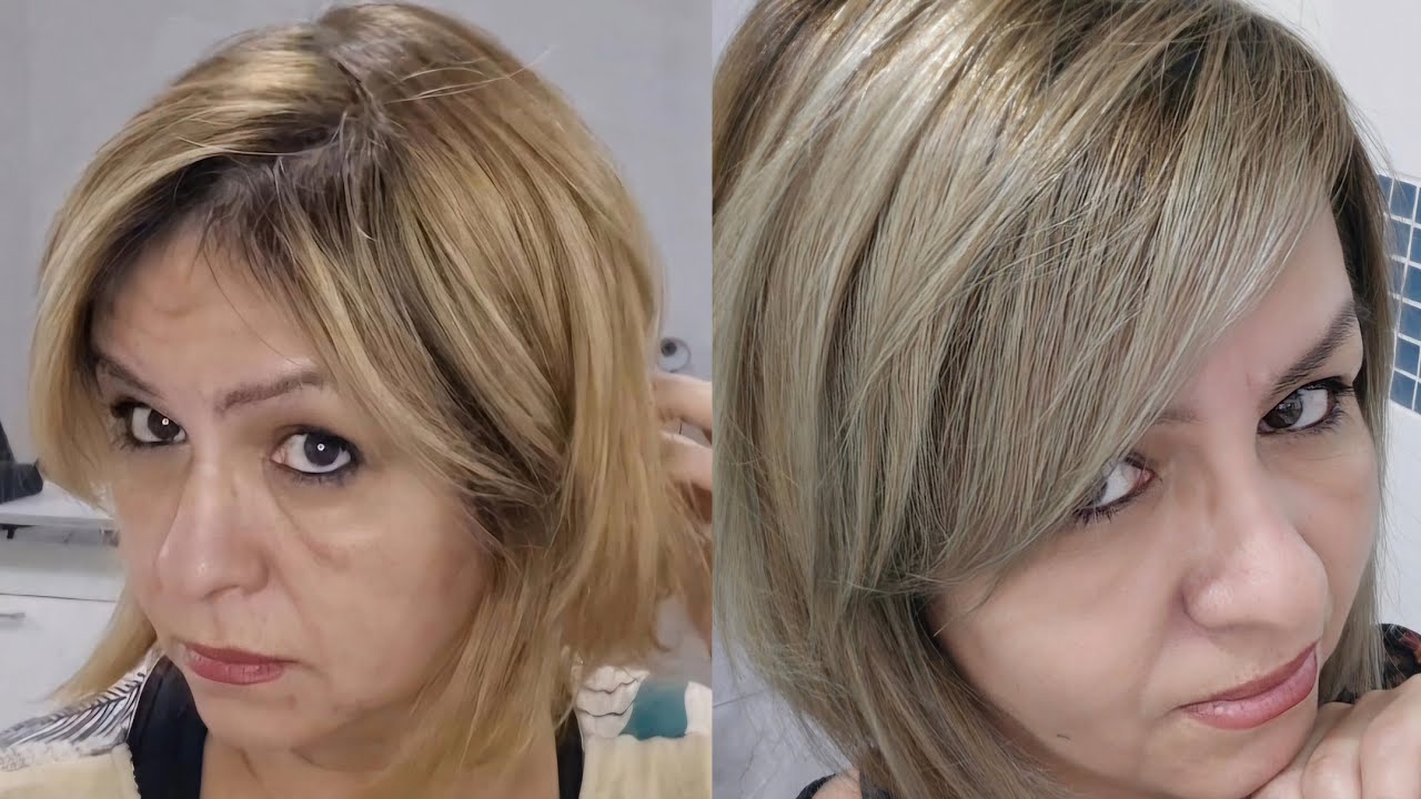 Tirando O Amarelo Do Cabelo Com O 410 Grafite