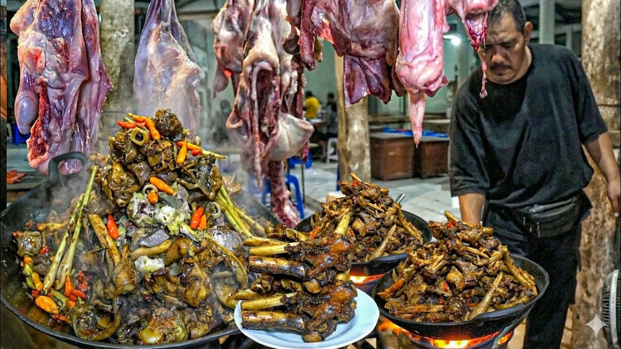 5 EKOR KAMBING LUDES HITUNGAN JAM? MASIH PERSIAPAN BUKA SUDAH BANYAK YG NUNGGU -Sate Klatak Pak Bari