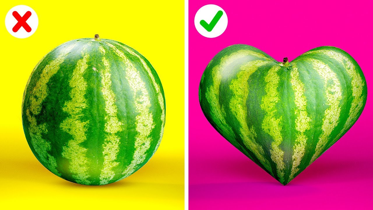 FRUIT HACKS || 24 EASY CARVING IDEAS AND HACKS