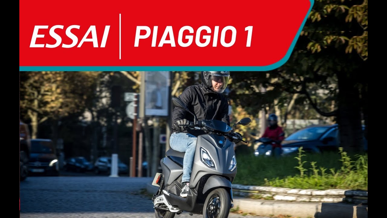 Essai Piaggio 1 : coup de foudre pour le scooter 50 cm3 électrique ?