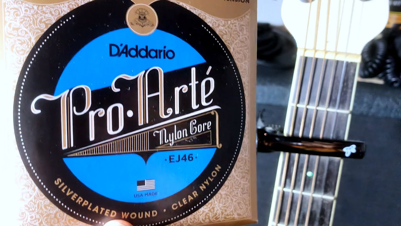 Нейлоновые струны D'Addario. Как установить их на акустическую гитару