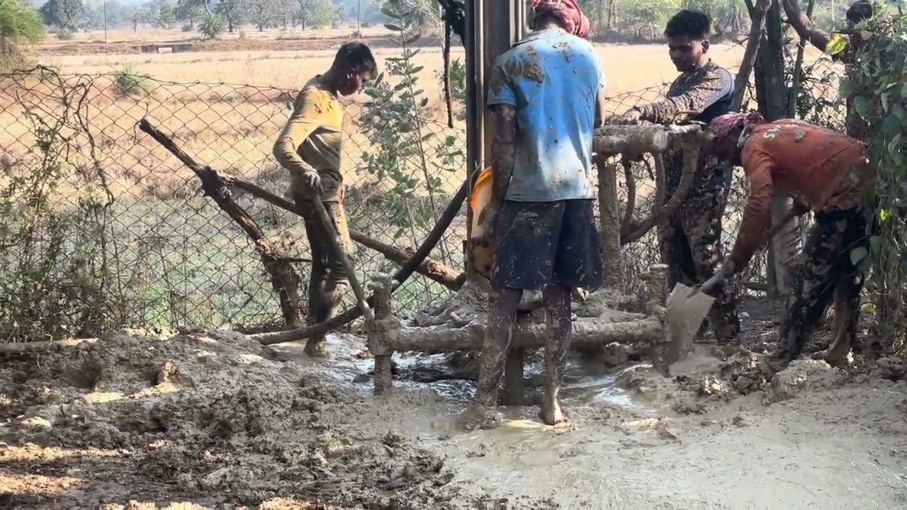 Highly kichi miti but successful bor point || 150 feet high pressure water 