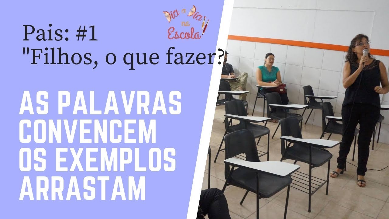 AS PALAVRAS CONVENCEM E OS EXEMPLOS ARRASTAM!