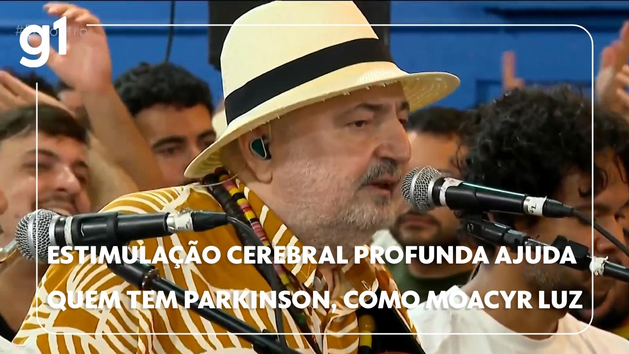 Estimulação cerebral profunda pode ajudar quem tem Parkinson, como o sambista Moacyr Luz #bemestar