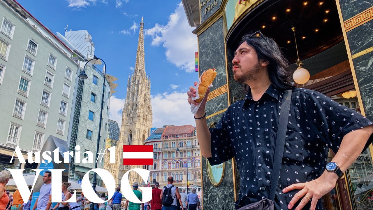 【海外VLOG オーストリア#1】音楽の都、ウィーンの街を散策｜食べ歩き&ビール飲み比べ