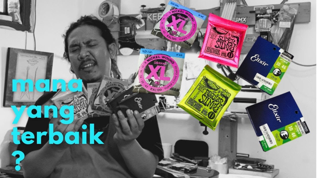 Ernie ball VS Daddario VS Elixir - Kalian pilih yang mana?