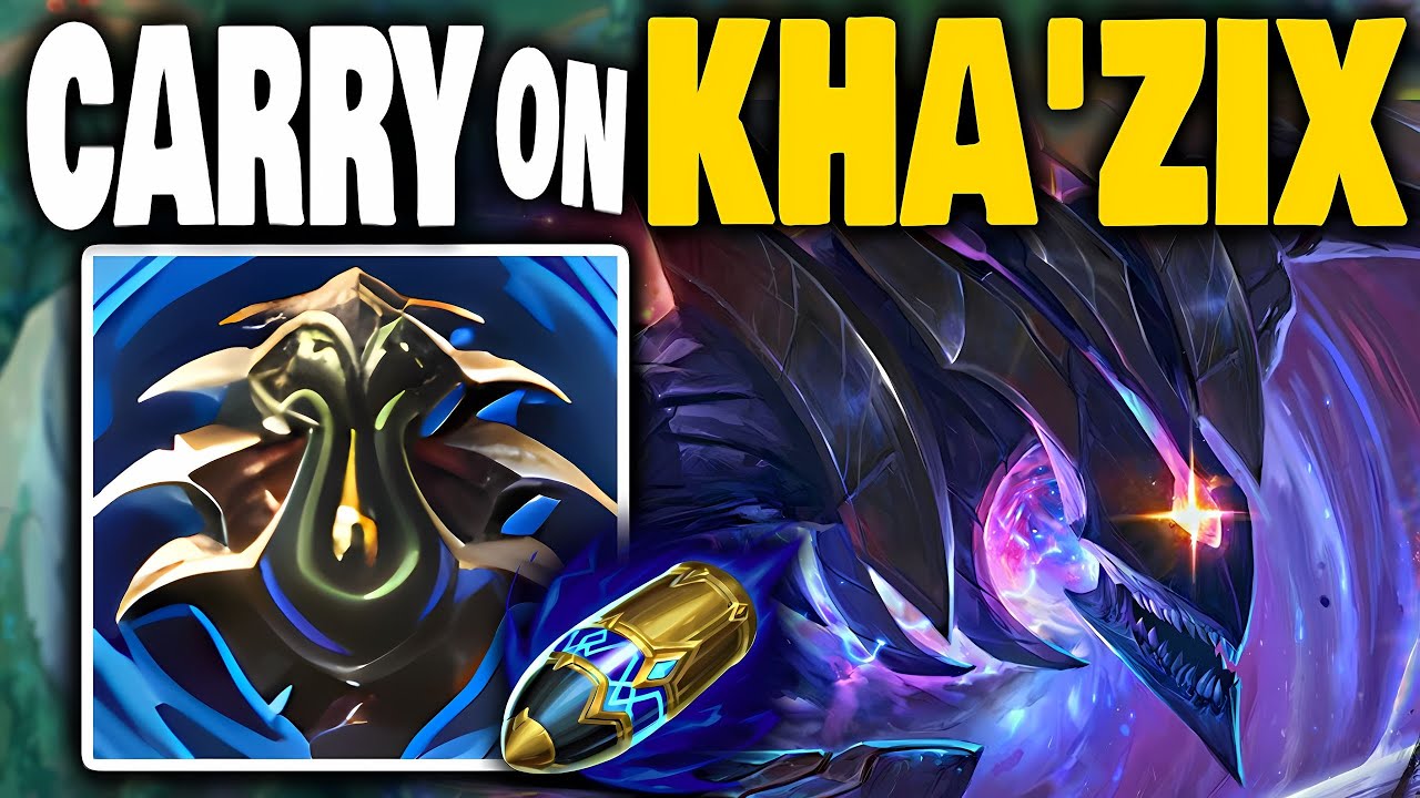 A simple guide on how to Carry on Kha'zix Jungle | Kha'zix Gameplay Guide Season 14  Runes & Build