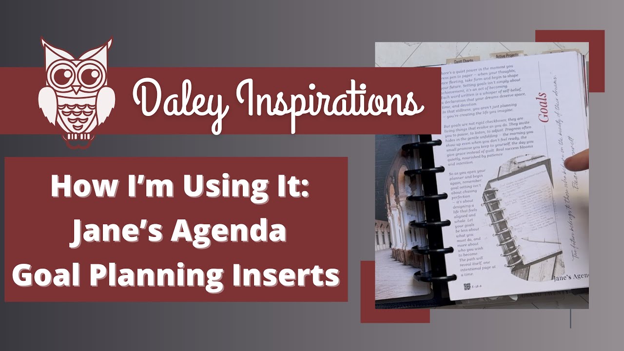 How I Do It: Goal Planning with Jane’s Agenda