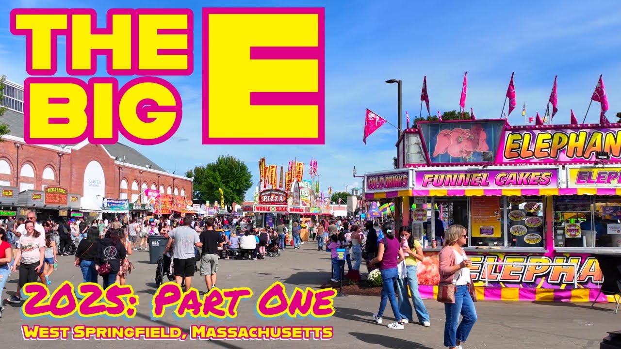 BIG E 2025: Ярмарка штата Новая Англия! Часть первая: еда, развлечения и колёса обозрения!