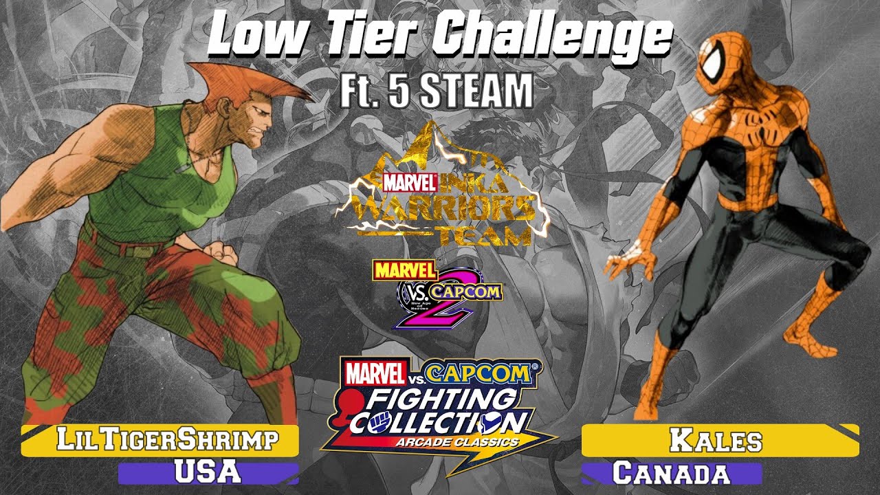 Marvel Collection MVC2 Low Tier Set: LilTigerShrimp vs Kales Ft 5:. 13.01.26 GREAT GAMES 🔥🔥🔥 #STEAM
