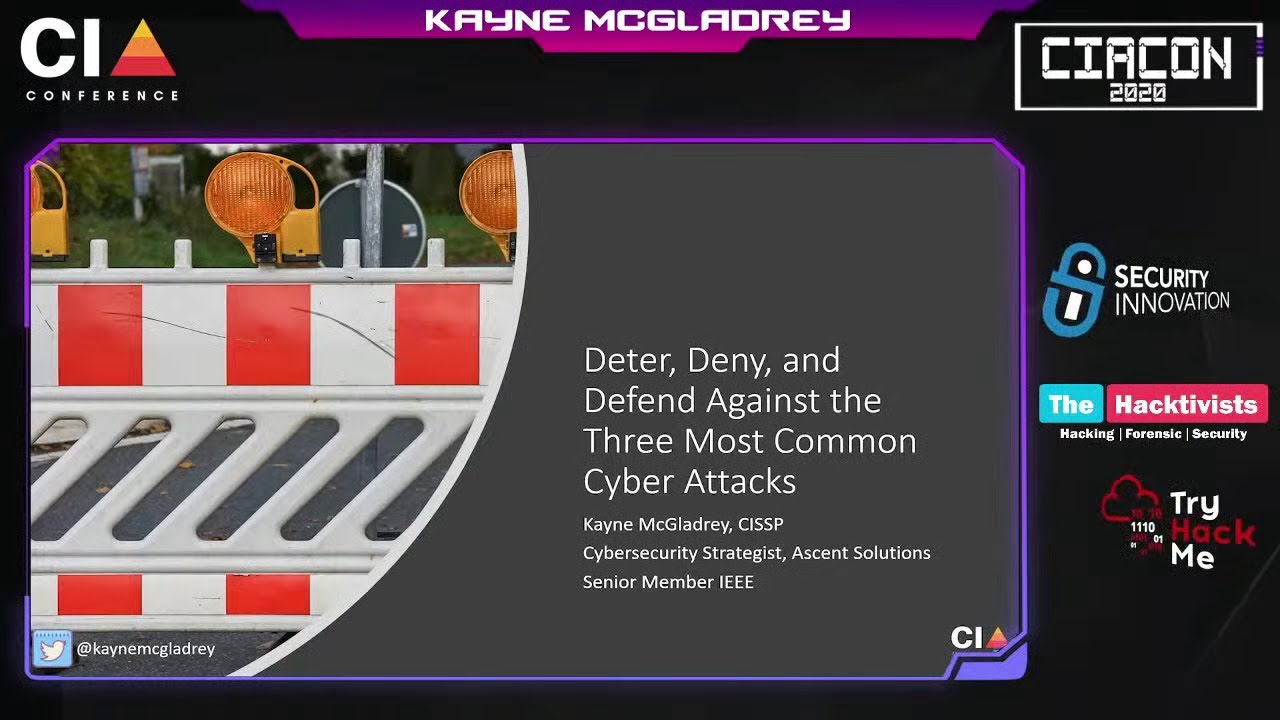 Defending Against The Most Common Cyber Attack Vectors - Kayne McGladrey
