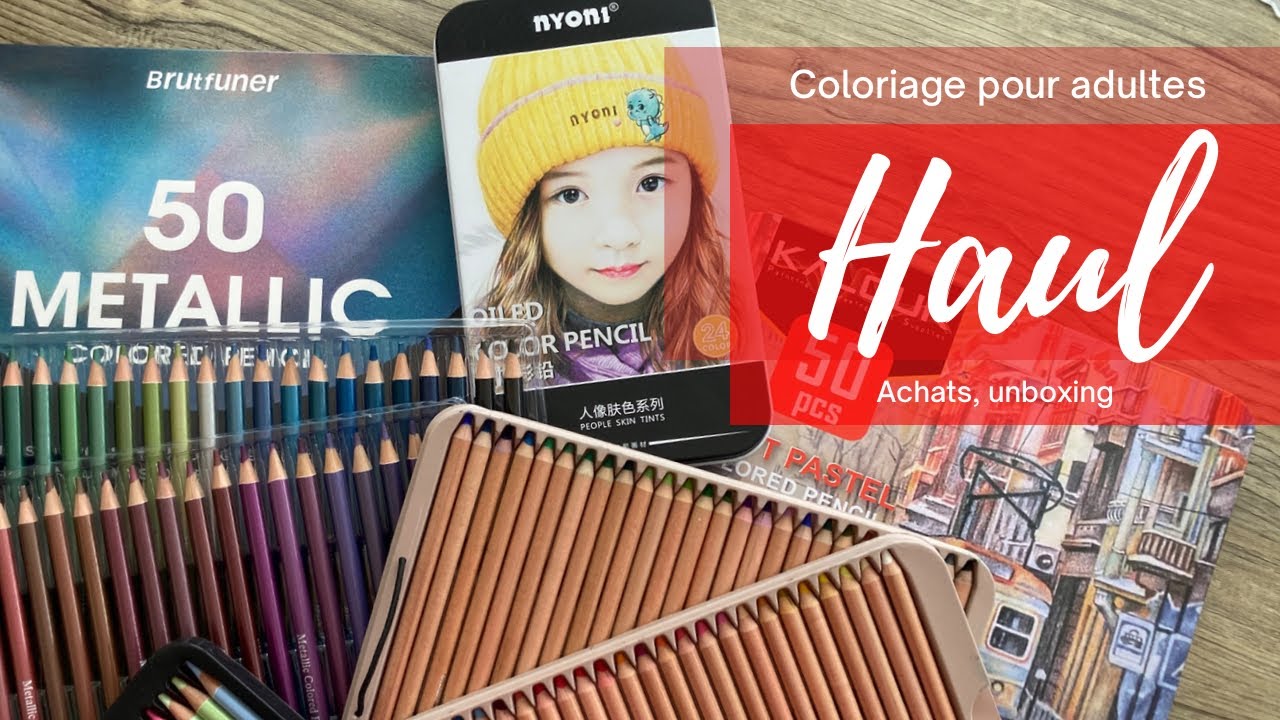 [ Haul ] Achats coloriage pour adultes❣️ Unboxing❣️