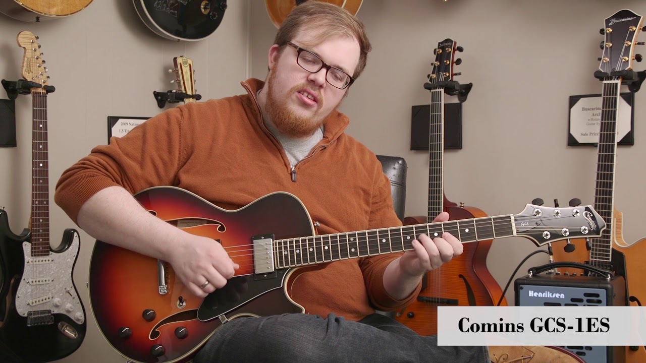 Comins GCS-1ES Autumn Burst Guitar