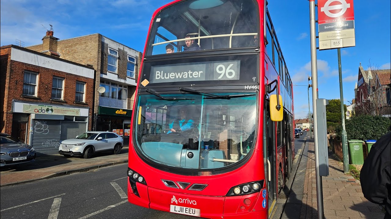 First Day | Journey on Route 96 | HV46 | Volvo B5LH Gemini 2 | LJ11 EEU