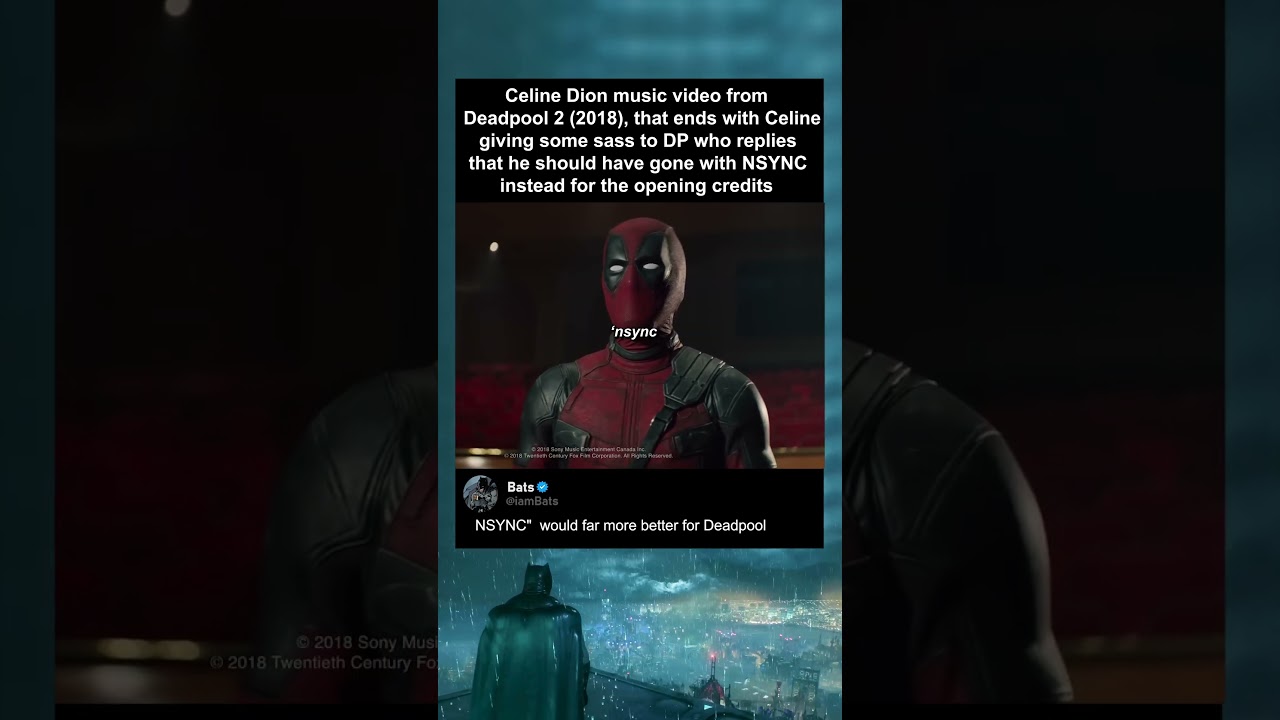 Deadpool Regrets His Life Choices After Celine Dion&rsquo;s EPIC Comeback 😂