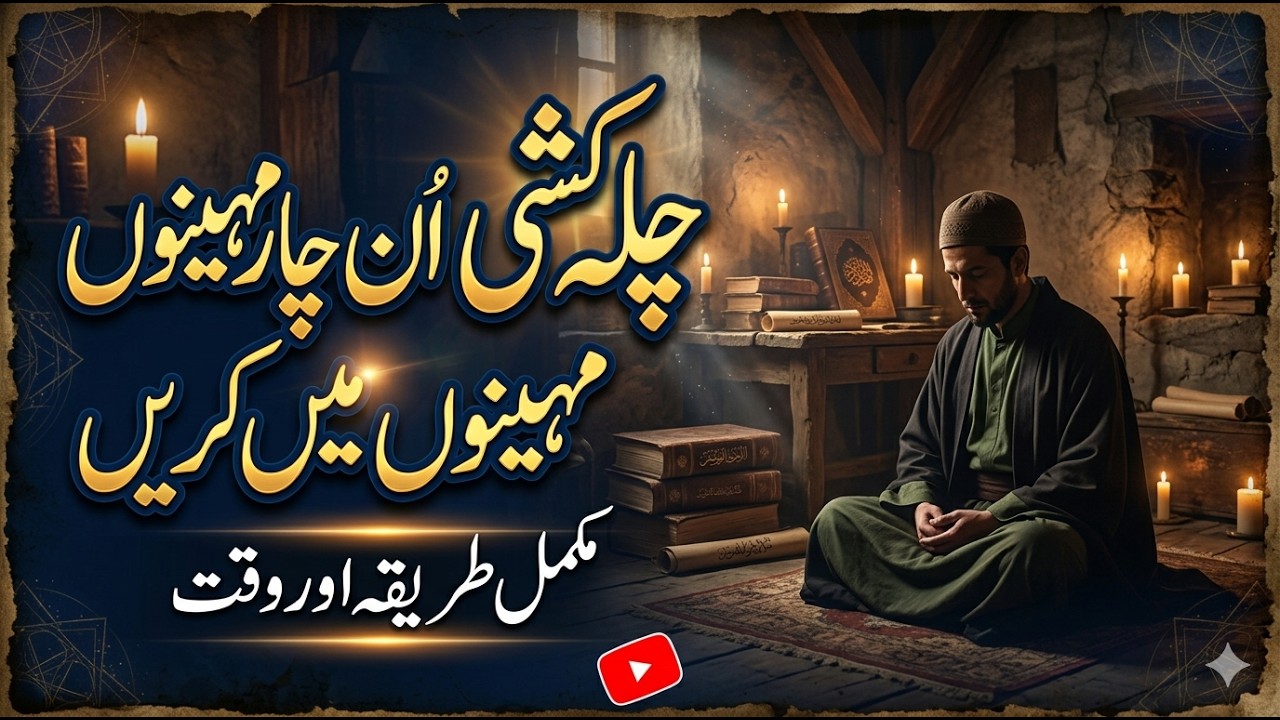 Chillah Kashi, Chilla Kashi Karne Ka Tarika || Sharait e Chilla, Chilla Kashi ka Asol in urdu/Hindi