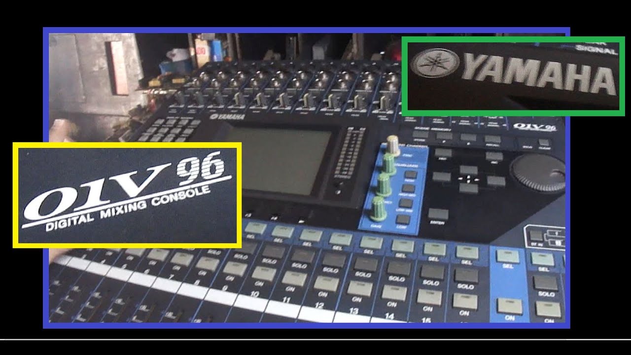 Defeito e conserto Mesa Digital YAMAHA 01V96. Função STORE inoperante.