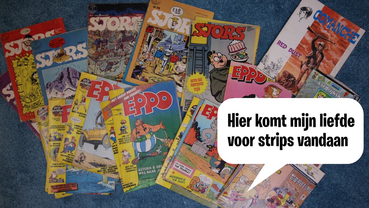 Hier komt mijn liefde voor strips vandaan | Nostalgie vlog