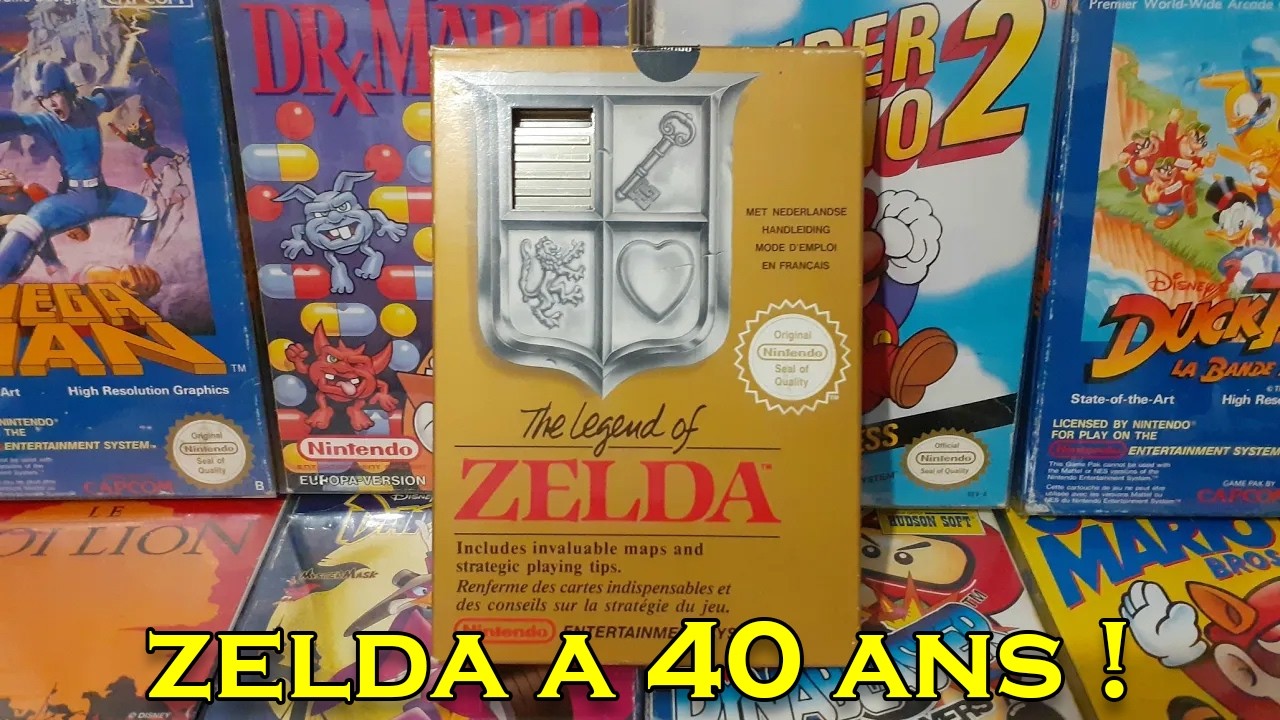 🔎 Test : ZELDA 1 (Nintendo NES) ⚔ La LÉGENDE qui FORGEA l'HISTOIRE du JEU VIDÉO