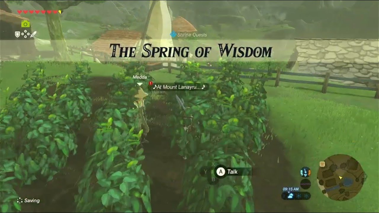 A fonte da Sabedoria/The Spring of Wisdom - Missão de Santuário (Lan) - Zelda: Breath of the Wild