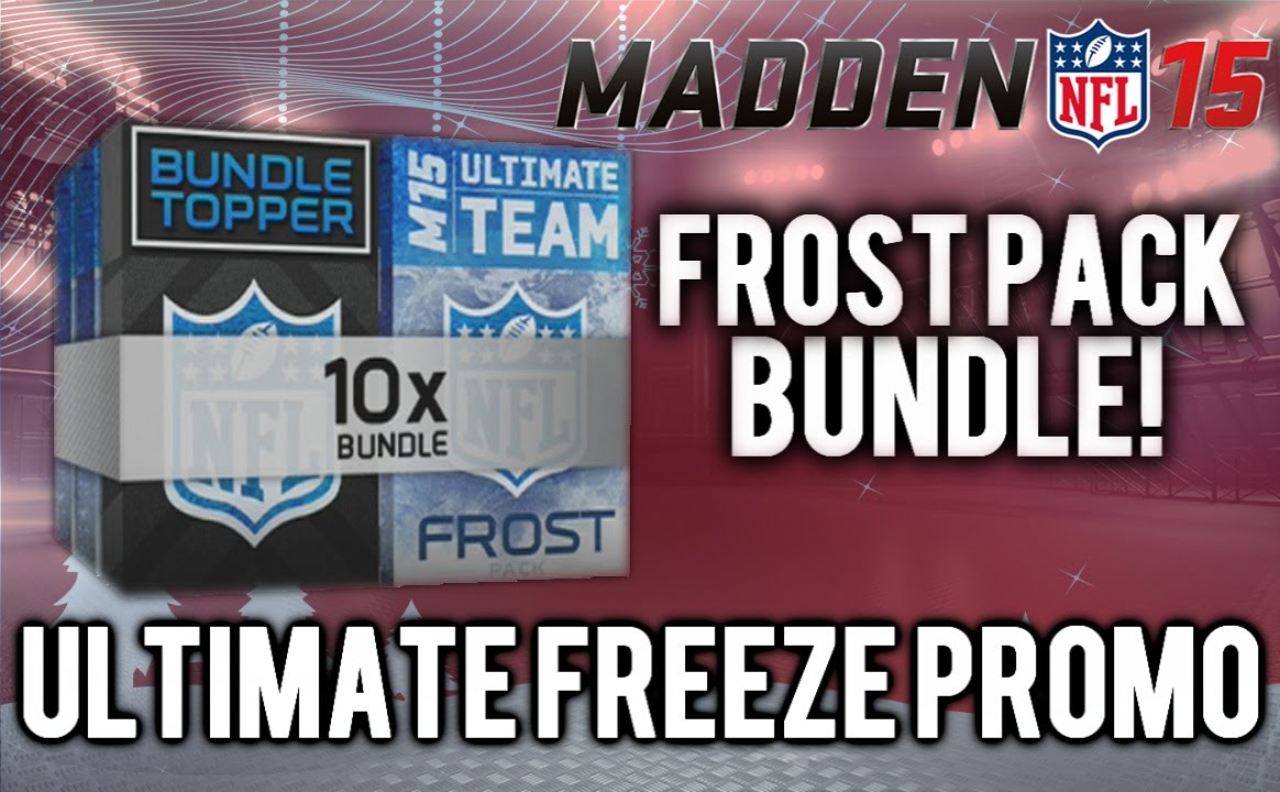 Madden 15 Ultimate Team - Frozen Bundle Pack Pack Opening! Frost Packs - EPIC ELITE! - MUT 15